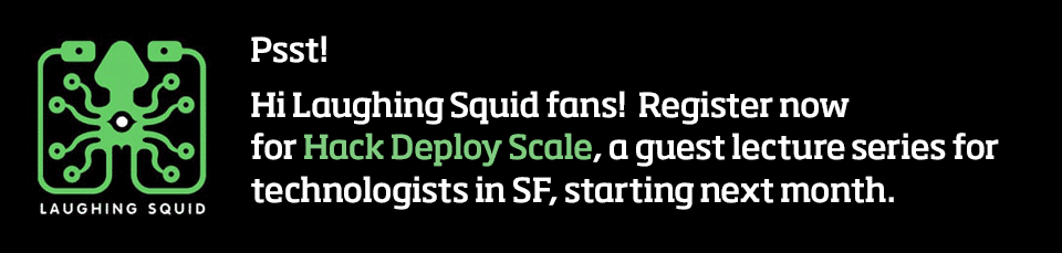 Register now for Hack Deploy Scale, a guest lecture series for technologists in SF, starting next month.